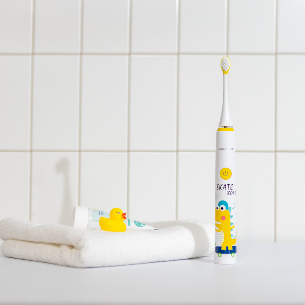 Bàn Chải Đánh Răng Điện Cho Bé LocknLock Electric Toothbrush For Kids 5V, 1.5W - Màu Trắng - ENR226WHT, , large image number 1